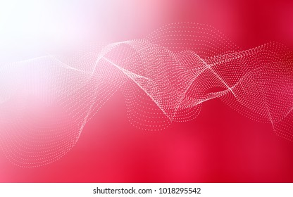 Light Red vector background with bubbles. Blurred decorative design in abstract style with bubbles. Beautiful design for your business natural advert.
