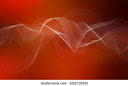 Light Red vector background with bubbles. Modern abstract illustration with colorful water drops. Completely new template for your brand book.