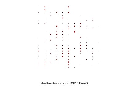 Light Red vector  background with bubbles. Blurred bubbles on abstract background with colorful gradient. The pattern can be used for beautiful websites.