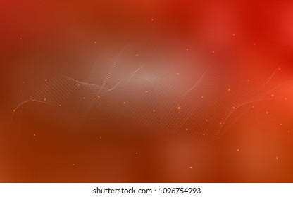 Light Red vector background with bubbles. Blurred bubbles on abstract background with colorful gradient. New design for ad, poster, banner of your website.