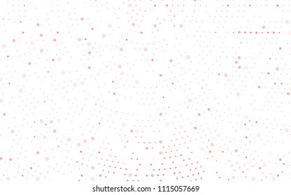 Light Red vector  background with bubbles. Illustration with set of shining colorful abstract circles. Beautiful design for your business natural advert.