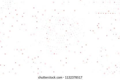 Light Red vector  background with bubbles. Abstract illustration with colored bubbles in nature style. New design for ad, poster, banner of your website.