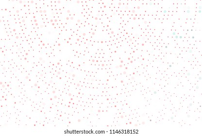 Light Red vector  background with bubbles. Glitter abstract illustration with blurred drops of rain. New design for ad, poster, banner of your website.