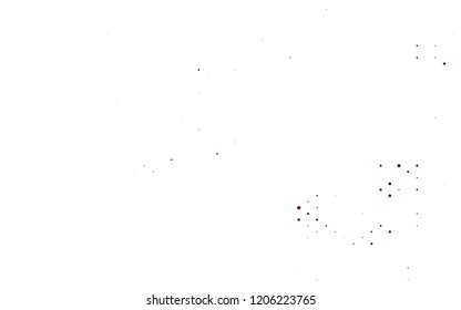 Light Red vector background with bubbles. Blurred decorative design in abstract style with bubbles. Template for your brand book.