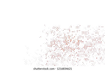 Light Red vector background with bubbles. Modern abstract illustration with colorful water drops. Pattern for beautiful websites.
