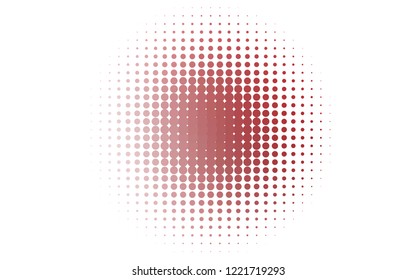 Light Red vector background with bubbles. Beautiful colored illustration with blurred circles in nature style. Pattern of water, rain drops.