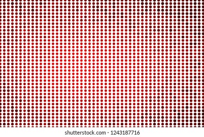 Light Red vector background with bubbles. Beautiful colored illustration with blurred circles in nature style. Design for posters, banners.