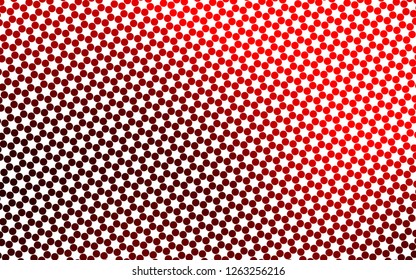 Light Red vector background with bubbles. Illustration with set of shining colorful abstract circles. Design for posters, banners.