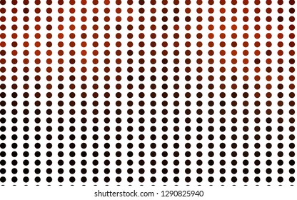 Light Red vector background with bubbles. Beautiful colored illustration with blurred circles in nature style. Pattern for ads, leaflets.