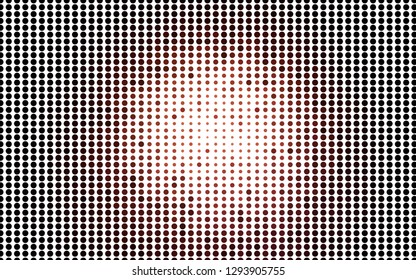 Light Red vector background with bubbles. Beautiful colored illustration with blurred circles in nature style. Pattern for beautiful websites.