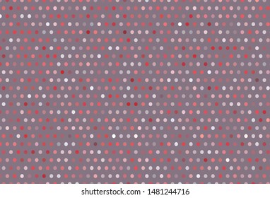 Light Red vector background with bubbles. Glitter abstract illustration with blurred drops of rain. Pattern for futuristic ad, booklets.