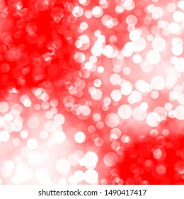 Light Red vector background with bubbles. Colorful illustration with gradient dots in nature style. Pattern for wallpapers, curtains.