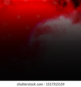 Light Red vector background with bubbles. Glitter abstract illustration with colorful drops. Design for posters, banners.
