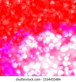 Light Red vector background with bubbles. Modern abstract illustration with colorful circle shapes. Design for posters, banners.