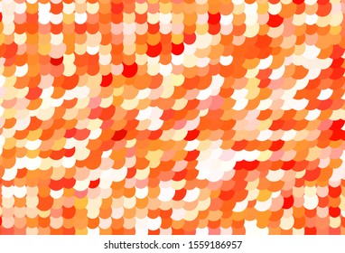 Light Red vector background with bubbles. Illustration with set of shining colorful abstract circles. Design for your business advert.