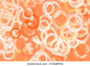Light Red vector background with bubbles. Illustration with set of shining colorful abstract circles. Pattern for textures of wallpapers.