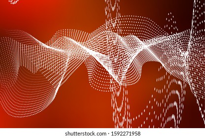 Light Red vector background with bubbles. Modern abstract illustration with colorful water drops. Completely new template for your brand book.