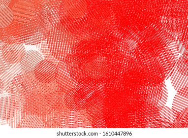 Light Red vector background with bubbles. Illustration with set of shining colorful abstract circles. Design for poster, banner of websites.