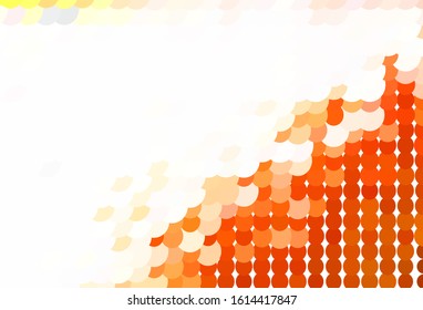 Light Red vector background with bubbles. Blurred decorative design in abstract style with bubbles. New template for your brand book.