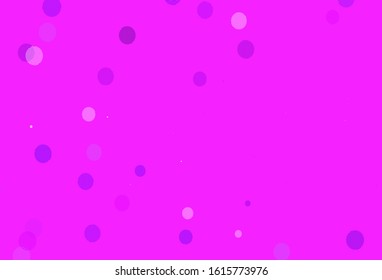 Light Red vector background with bubbles. Abstract illustration with colored bubbles in nature style. Pattern for beautiful websites.