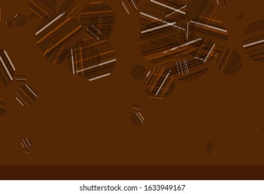 Light Red vector background with bubbles. Abstract illustration with colored bubbles in nature style. Design for poster, banner of websites.