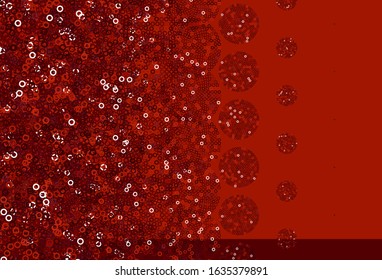 Light Red vector background with bubbles. Blurred bubbles on abstract background with colorful gradient. Design for poster, banner of websites.