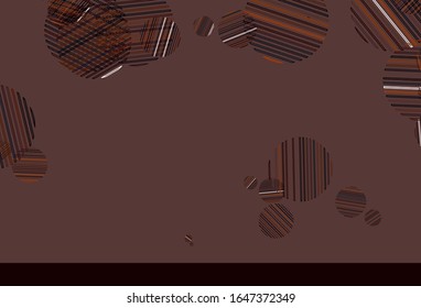 Light Red vector background with bubbles. Blurred decorative design in abstract style with bubbles. Pattern for beautiful websites.