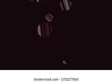 Light Red vector background with bubbles. Abstract illustration with colored bubbles in nature style. Pattern for beautiful websites.