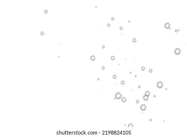 Light Red vector background with bubbles. Blurred decorative design in abstract style with bubbles. Pattern for ads, leaflets.