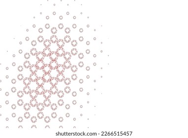 Light red vector background with bubbles. Blurred bubbles on abstract background with colorful gradient. Pattern of water, rain drops.