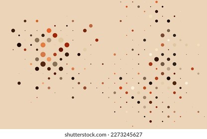 Light Red vector background with bubbles. Blurred decorative design in abstract style with bubbles. Pattern for ads, leaflets.