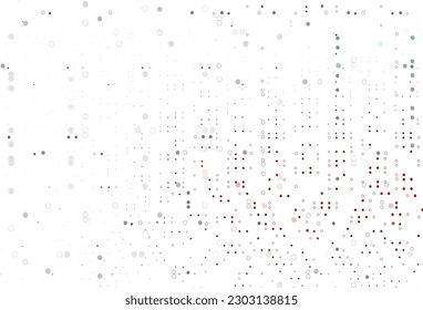 Light Red vector background with bubbles. Blurred bubbles on abstract background with colorful gradient. Completely new template for your brand book.