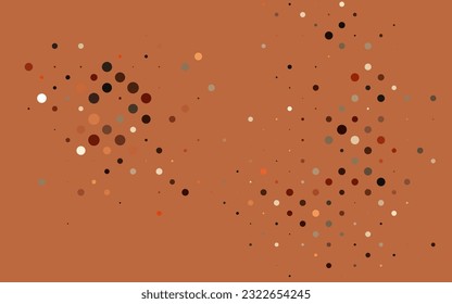Light Red vector background with bubbles. Blurred decorative design in abstract style with bubbles. Pattern for ads, leaflets.