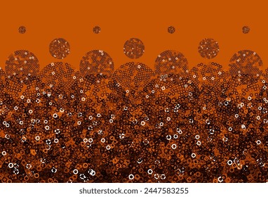 Light Red vector background with bubbles. Illustration with set of shining colorful abstract circles. Pattern for ads, leaflets.