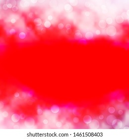 Light Red vector background with circles. Abstract colorful disks on simple gradient background. New template for your brand book.