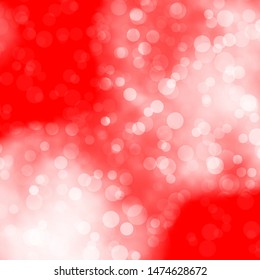 Light Red vector background with circles. Illustration with set of shining colorful abstract spheres. Design for your commercials.