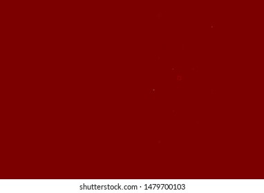 Light Red vector background with circles, rectangles. Illustration with set of shining colorful abstract circles, cubes. Pattern for ads, leaflets.
