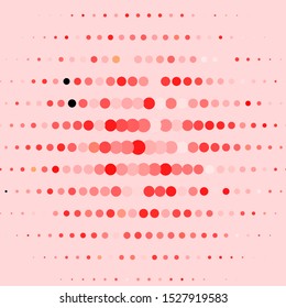Light Red vector background with circles. Illustration with set of shining colorful abstract spheres. New template for your brand book.