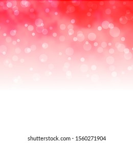 Light Red vector background with circles. Modern abstract illustration with colorful circle shapes. Pattern for business ads.