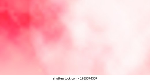 Light Red vector background with clouds. Abstract colorful clouds on gradient illustration. Pattern for your commercials.