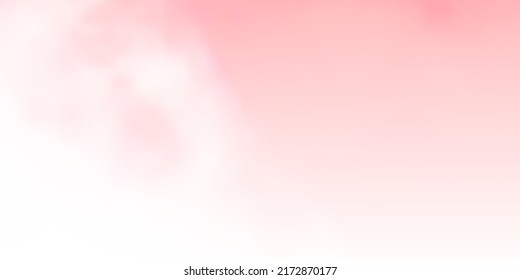 Light Red vector background with clouds. Abstract illustration with colorful gradient clouds. Pattern for your commercials.