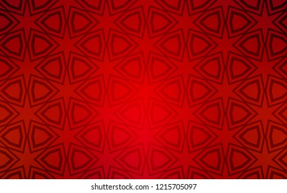Light Red vector background with colored stars. Blurred decorative design in simple style with stars. Pattern for websites, landing pages.