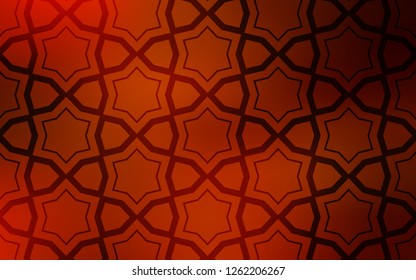 Light Red vector background with colored stars. Modern geometrical abstract illustration with stars. Best design for your ad, poster, banner.