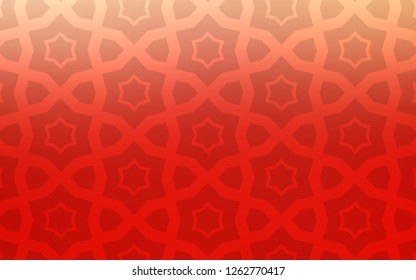 Light Red vector background with colored stars. Decorative illustration with stars on abstract template. Smart design for your business advert.