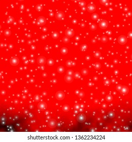 Light Red vector background with colorful stars. Blur decorative design in simple style with stars. Theme for cell phones.
