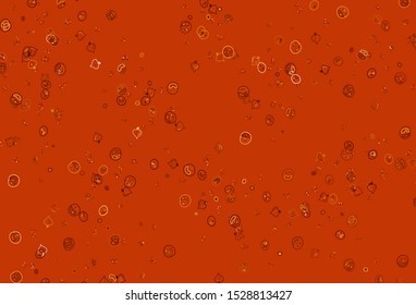 Light Red vector background with cuisine gourmet. Glitter abstract sketch with gourmet food. Pattern for ad, booklets, leaflets of restaurants.