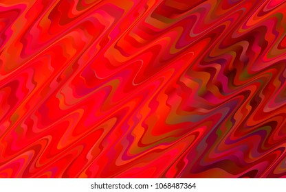 Light Red vector background with curved circles. A sample with blurred bubble shapes. Brand-new design for your ads, poster, banner.