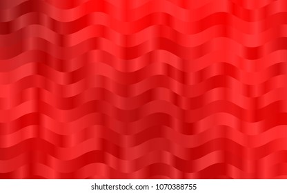 Light Red vector background with curved circles. Shining crooked illustration in marble style. Marble design for your web site.