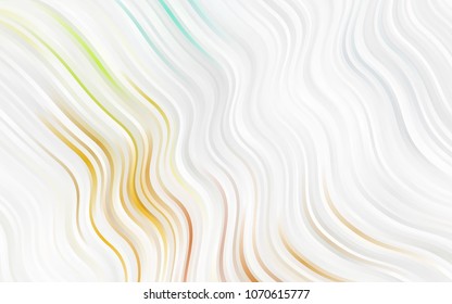 Light Red vector background with curved circles. Shining illustration, which consist of blurred lines, circles. The best blurred design for your business.