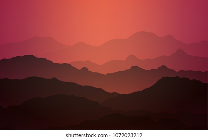Light Red vector background with curved circles. A sample with blurred bubble shapes. Pattern for your business design.